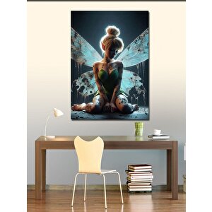 Kanvas Tablo Peri Kız 100x140 cm