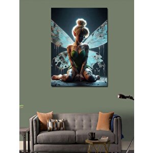 Kanvas Tablo Peri Kız 100x140 cm