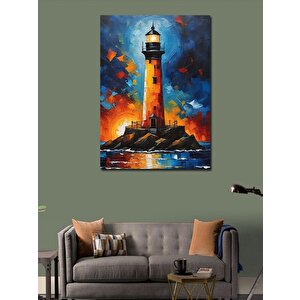 Kanvas Tablo Deniz Feneri 100x140 cm
