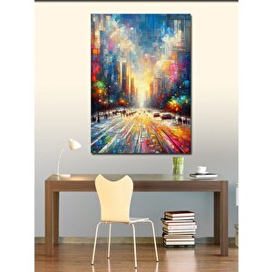 Kanvas Tablo Şehir Işıkları 70x100 cm