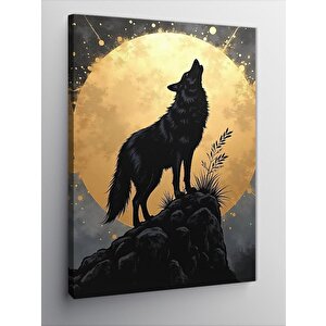 Kanvas Tablo Kurt Uluması 70x100 cm