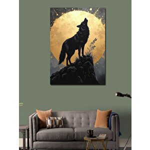 Kanvas Tablo Kurt Uluması 70x100 cm