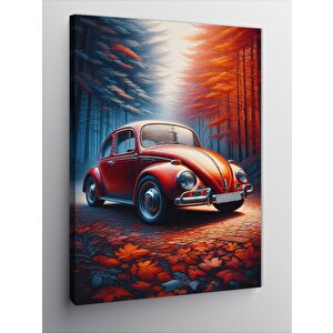 Kanvas Tablo Klasik Araba 70x100 cm