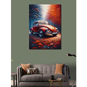 Kanvas Tablo Klasik Araba 70x100 cm