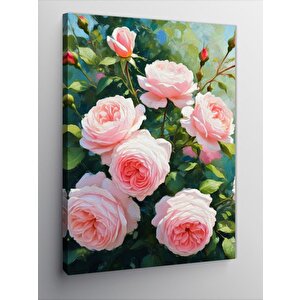 Kanvas Tablo Pembe Güller 70x100 cm