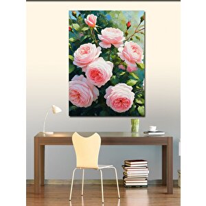 Kanvas Tablo Pembe Güller 70x100 cm