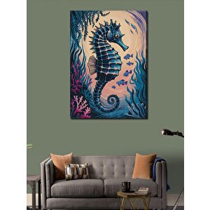 Kanvas Tablo Denizatı Deseni 70x100 cm