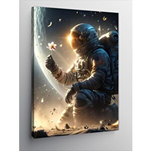 Kanvas Tablo Amerikalı Astronot 50x70 cm
