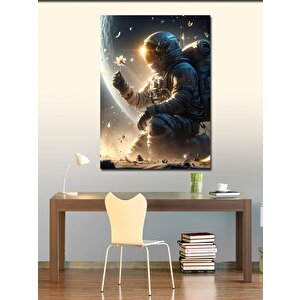 Kanvas Tablo Amerikalı Astronot 50x70 cm