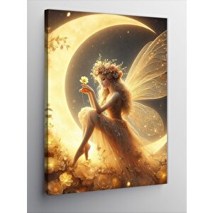 Kanvas Tablo Ay Işığı Ve Melek 50x70 cm