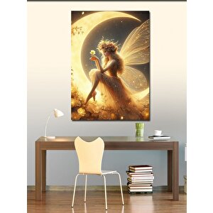 Kanvas Tablo Ay Işığı Ve Melek 50x70 cm