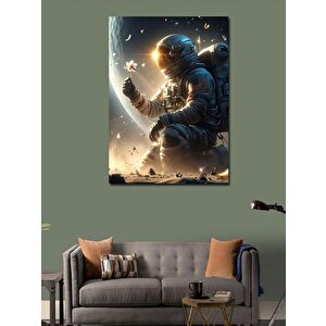 Kanvas Tablo Amerikalı Astronot 70x100 cm