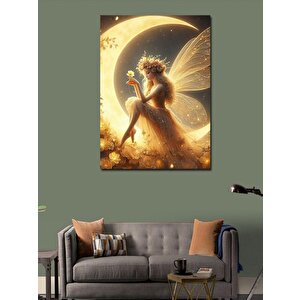 Kanvas Tablo Ay Işığı Ve Melek 100x140 cm