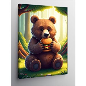 Kanvas Tablo Peluş Ayı 70x100 cm