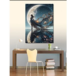 Kanvas Tablo Ay Ve Kadın 70x100 cm