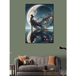 Kanvas Tablo Ay Ve Kadın 70x100 cm