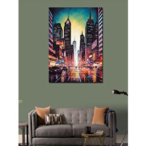 Kanvas Tablo Şehir Işıkları 70x100 cm