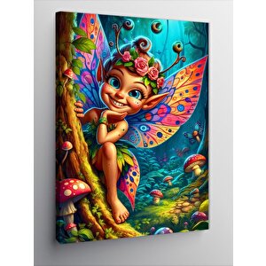Kanvas Tablo Ormandaki Peri Kız 70x100 cm
