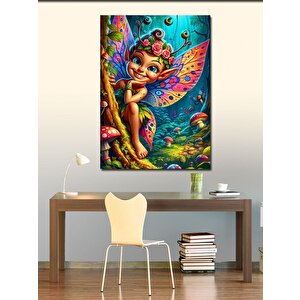 Kanvas Tablo Ormandaki Peri Kız 70x100 cm