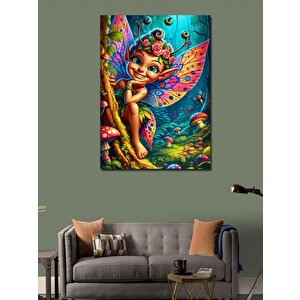 Kanvas Tablo Ormandaki Peri Kız 70x100 cm