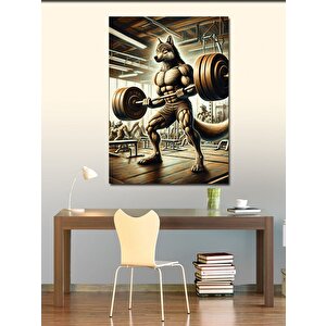 Kanvas Tablo Güçlü Kurt 70x100 cm