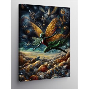 Kanvas Tablo Soyut Peri Kızı 50x70 cm