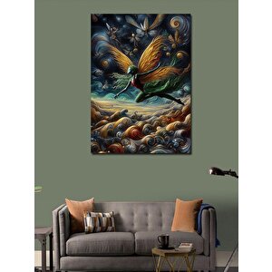 Kanvas Tablo Soyut Peri Kızı 50x70 cm