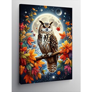 Kanvas Tablo Sonbahar Baykuşu 70x100 cm