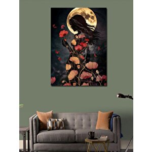 Kanvas Tablo Ay Ve Karanlık 70x100 cm