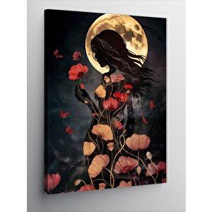 Kanvas Tablo Ay Ve Karanlık 100x140 cm