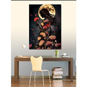 Kanvas Tablo Ay Ve Karanlık 100x140 cm
