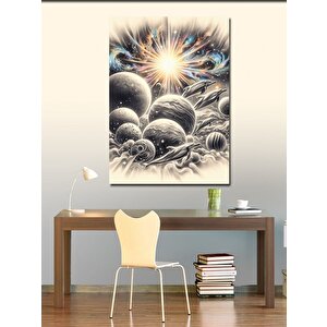 Kanvas Tablo Yunuslar Ve Ezegen 100x140 cm