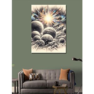 Kanvas Tablo Yunuslar Ve Ezegen 100x140 cm