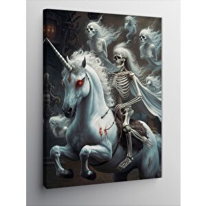 Kanvas Tablo Mavi Kapı Ve Ayçiçeği 100x140 cm