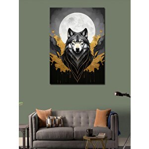 Kanvas Tablo Kurt Ve Ay 100x140 cm