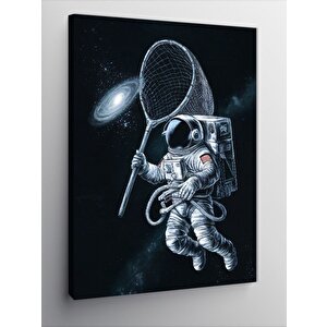 Kanvas Tablo Gezegenleri Yakalayan Astronot 100x140 cm