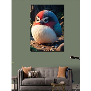 Kanvas Tablo Kitap Okuyan Ayı Tedy 50x70 cm