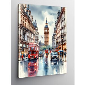 Kanvas Tablo Londra Şehir Manzarası 70x100 cm