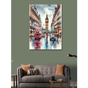 Kanvas Tablo Londra Şehir Manzarası 70x100 cm