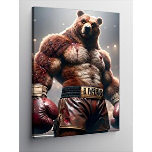 Kanvas Tablo Boksör Ayı 70x100 cm