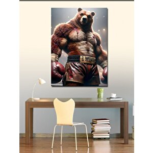 Kanvas Tablo Boksör Ayı 70x100 cm