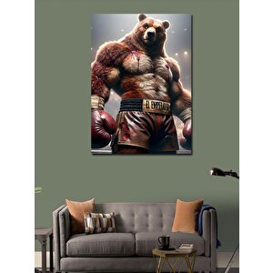 Kanvas Tablo Boksör Ayı 70x100 cm