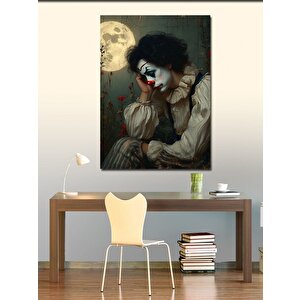 Kanvas Tablo Palyaço Ve Ay 70x100 cm