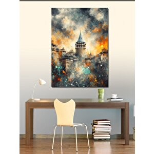 Kanvas Tablo Galata Kulesi Ve Şehir 100x140 cm
