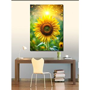 Kanvas Tablo Ay Çiçeği 100x140 cm