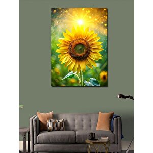 Kanvas Tablo Ay Çiçeği 100x140 cm