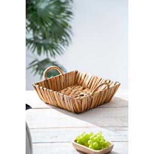 Wicker Hasır Ekmek Sepeti - 26 Cm
