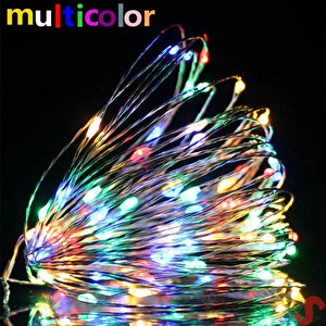 2 Mt Multi Renk 20 Ledli Pilli Peri Led Işık