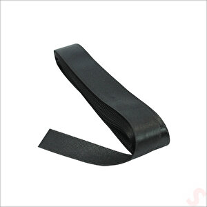 Saten Kurdele, 2cm X 10mt - Siyah