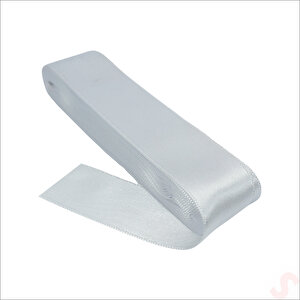 Saten Kurdele, 3cm X 10mt - Beyaz